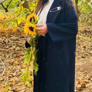 قیمت ارزان پالتوی فوتر سورمه ای