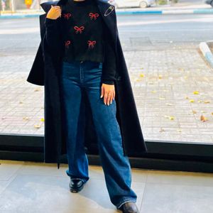 خرید اینترنتی پالتوی فوتر سورمه ای