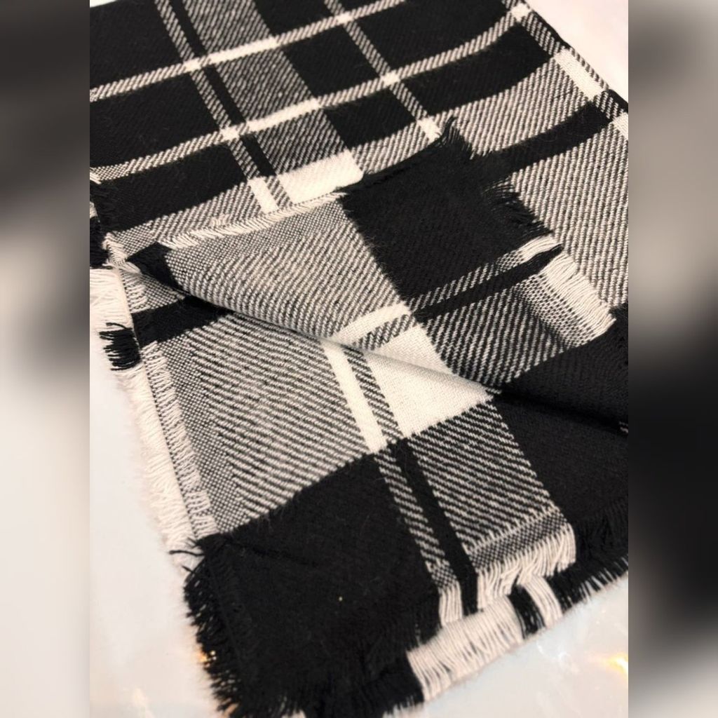 خرید آنلاین شال زمستانه موهر چهارخونه