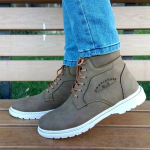 فروش اینترنتی نیم بوت مردانه مدل البرز رنگ سبز سدری
