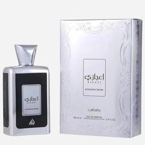 ادکلن اعجازی نقره ای لطافه 100 میل (EJAAZI INTENSIVE SILVER LATTAFA)