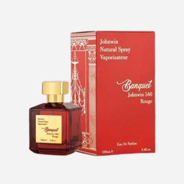 ادکلن باکارات رژ 540 قرمز جانوین 100 میل (BANQUET ROUGH 540 JOHNWIN)