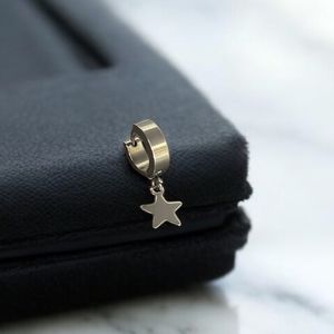 پیرسینگ گوشواره ای زنانه طرح ستاره تو پر کد 3334002