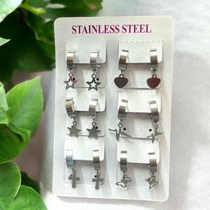 مشخصات پیرسینگ گوشواره ای زنانه طرح صلیب کد 3334004