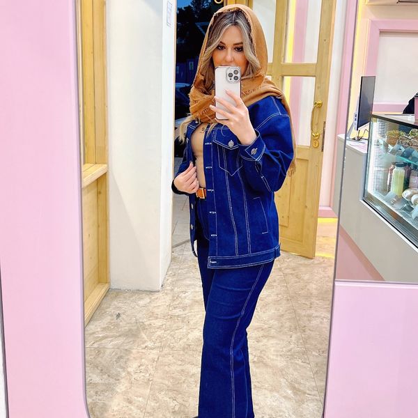 ست جکت و شلوار جینز لیـدیـا (کالکشن فروزان نریمیسا)