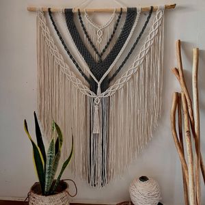 آویز مکرومه بافی مدرن یلدا آرت بیوتی