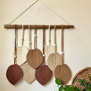 آویز برگ دکوری با رنگبندی  آرت بیوتی