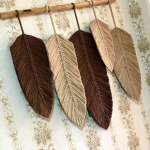 قیمت ارزان آویز برگ دیوارکوب مکرومه مدل پناه