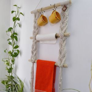 نگهدارنده دستمال مکرومه مدل اراد