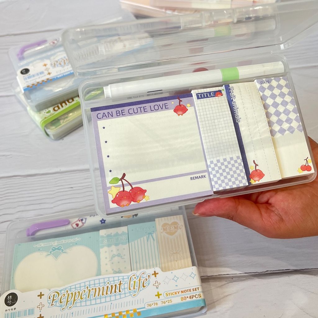 خرید آنلاین ست یادداشت فانتزی طرح Fruit Animals