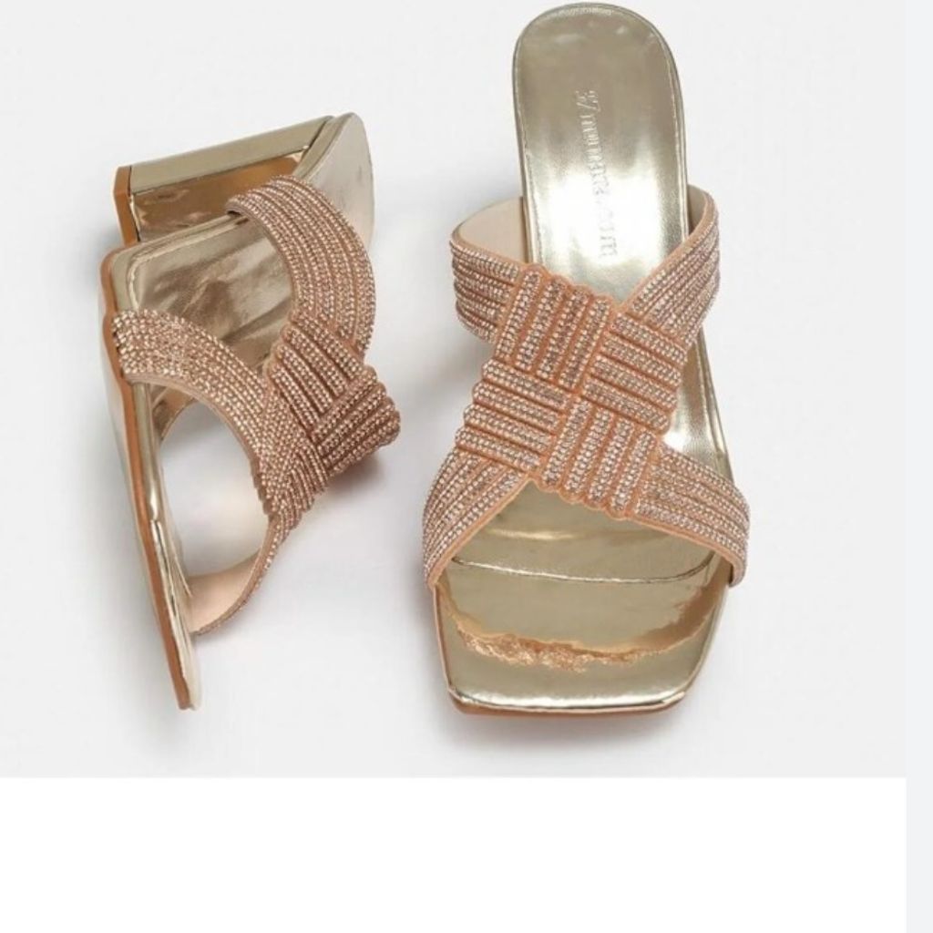 خرید انلاین دمپایی مجلسی نگینکاری زنانه و دخترانه