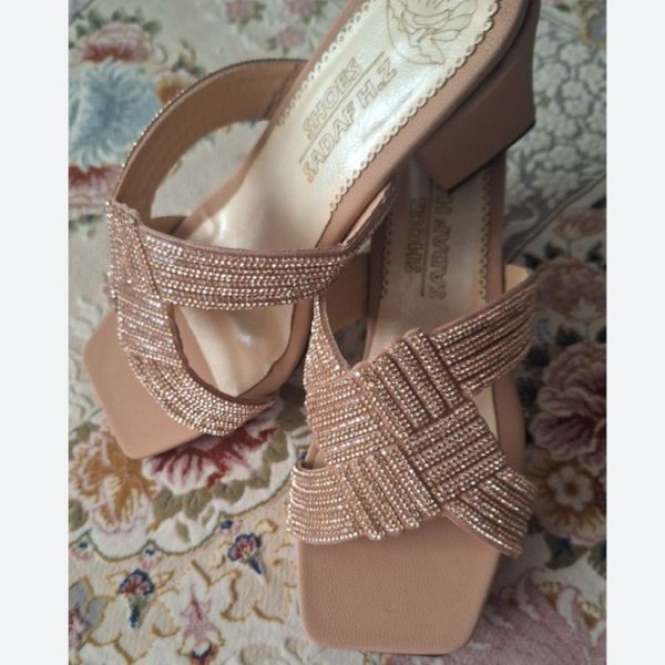 دمپایی مجلسی نگینکاری زنانه و دخترانه