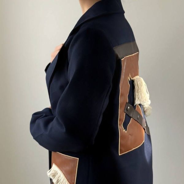 پالتو مجلسی زنانه طرح اسب