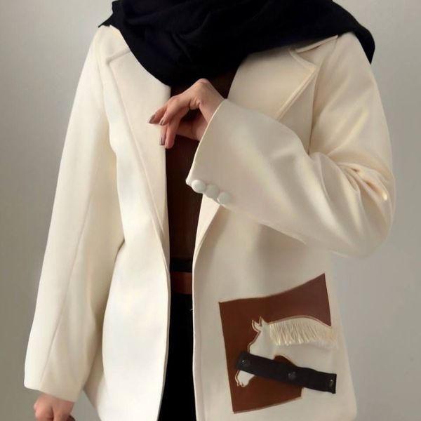 پالتو مجلسی زنانه طرح اسب