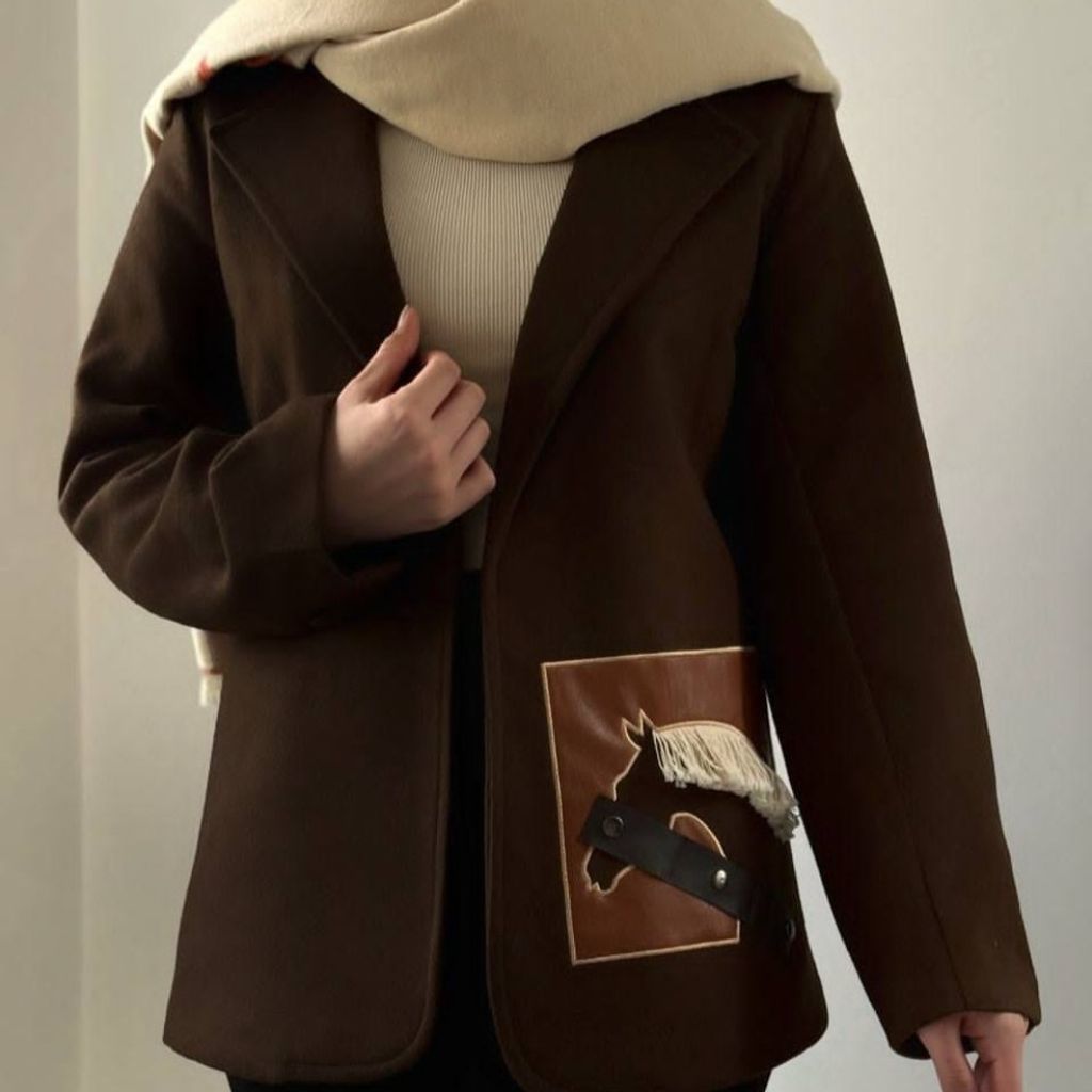 قیمت پالتو مجلسی زنانه طرح اسب