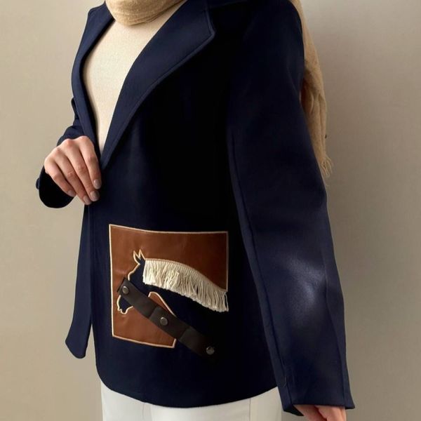 پالتو مجلسی زنانه طرح اسب