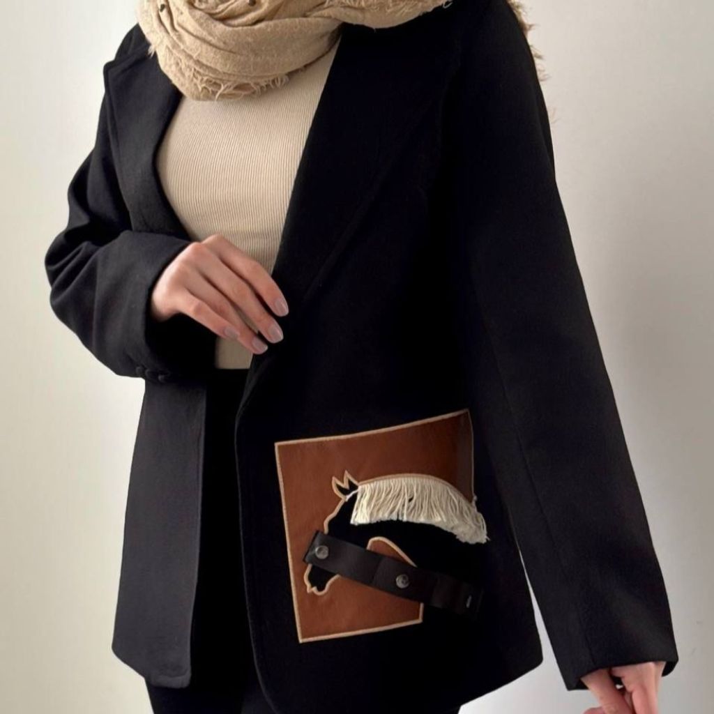 قیمت پالتو مجلسی زنانه طرح اسب