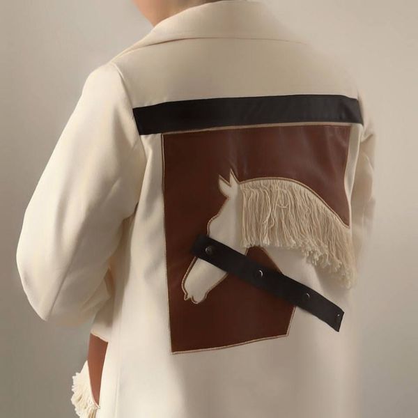 پالتو مجلسی زنانه طرح اسب