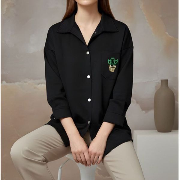 شومیز مانتویی بلند و جذاب