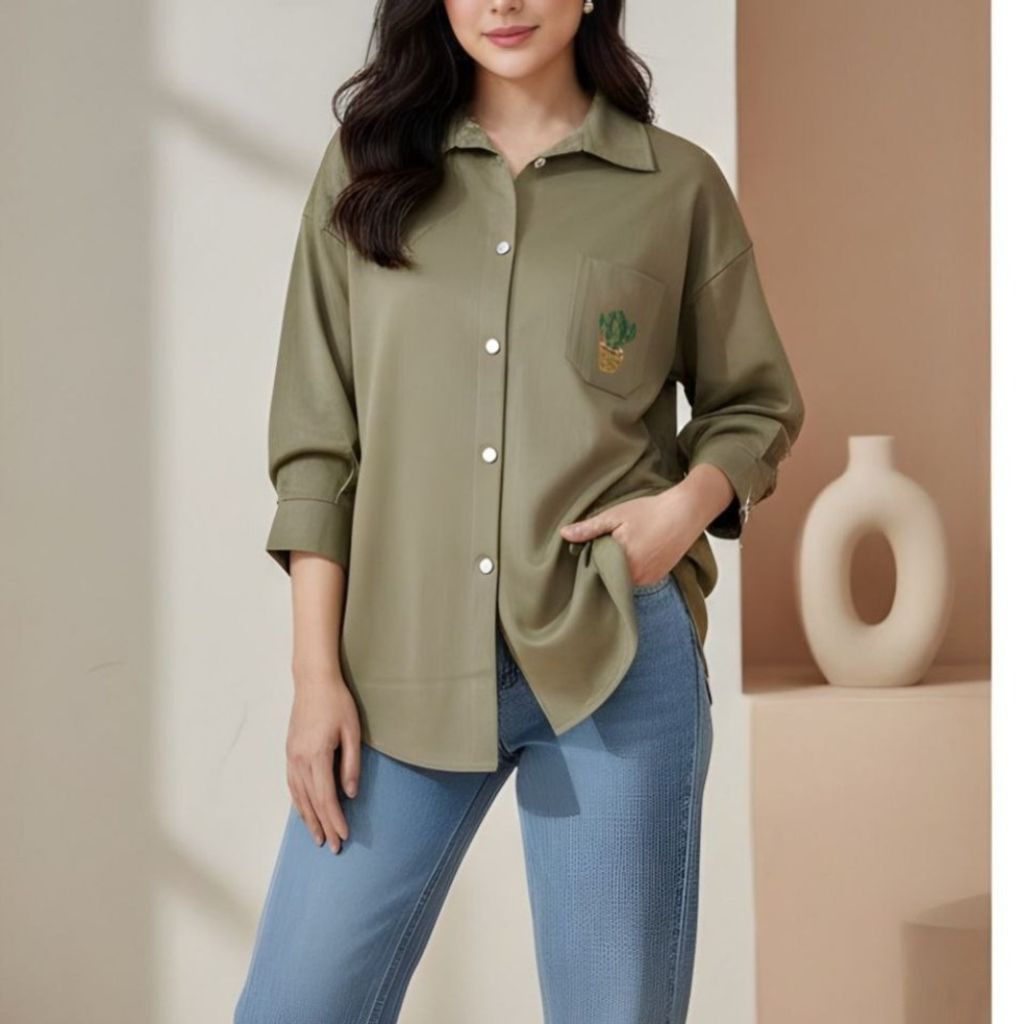 فروش اینترنتی شومیز مانتویی بلند و جذاب