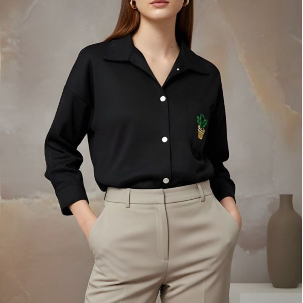 فروش اینترنتی شومیز مانتویی بلند و جذاب