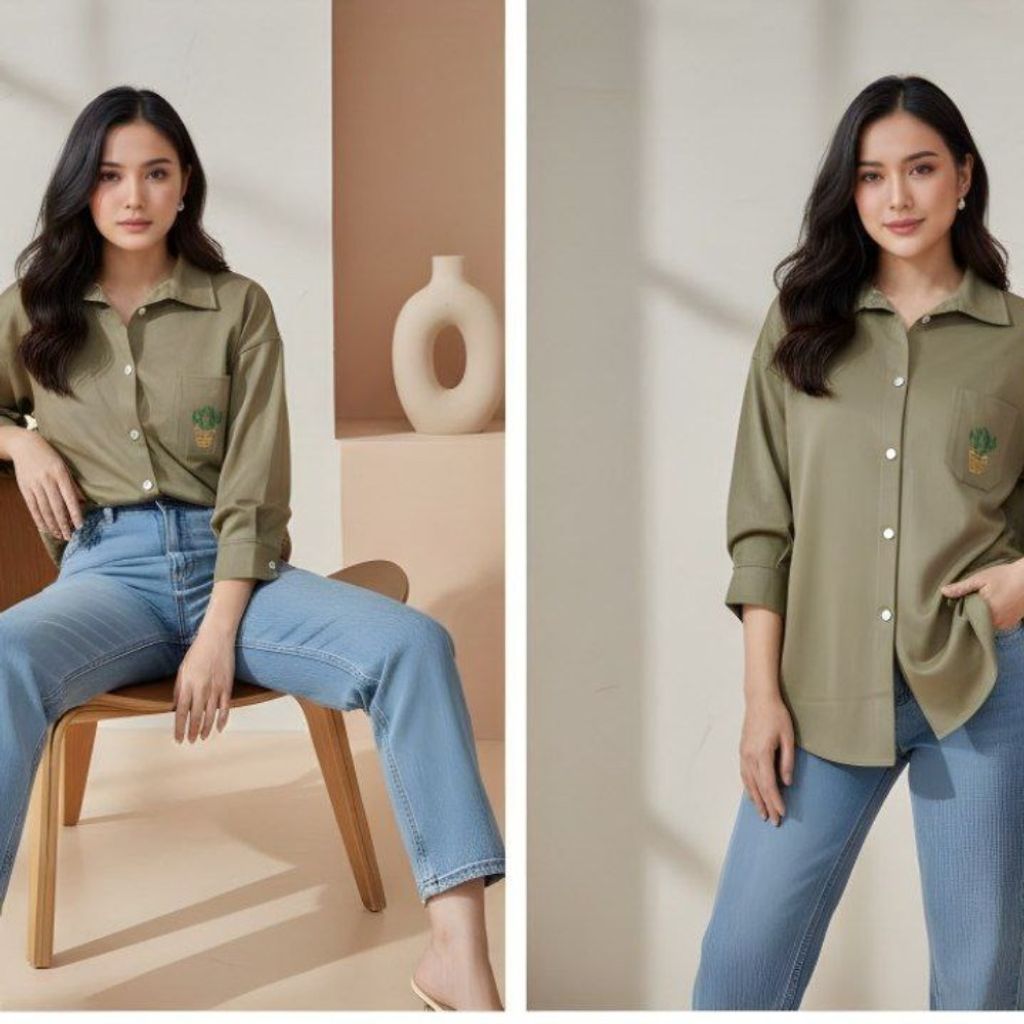 خرید اینترنتی شومیز مانتویی بلند و جذاب