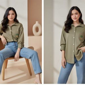 شومیز مانتویی بلند و جذاب