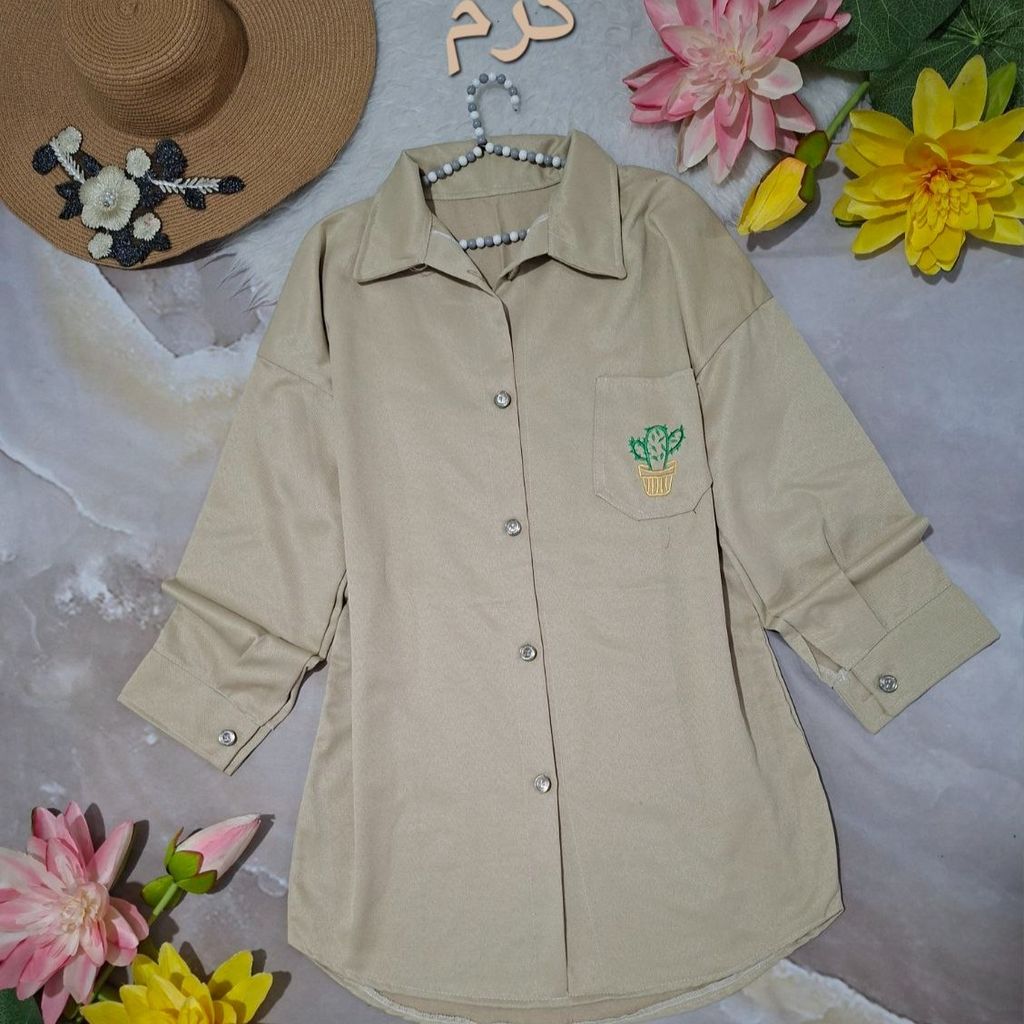 خرید اینترنتی شومیز مانتویی بلند و جذاب