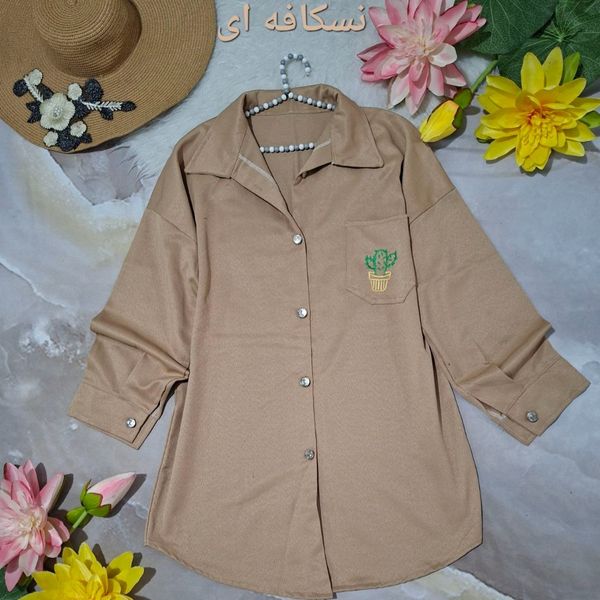 شومیز مانتویی بلند و جذاب