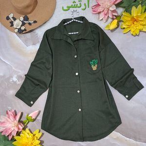 خرید آنلاین شومیز مانتویی بلند و جذاب