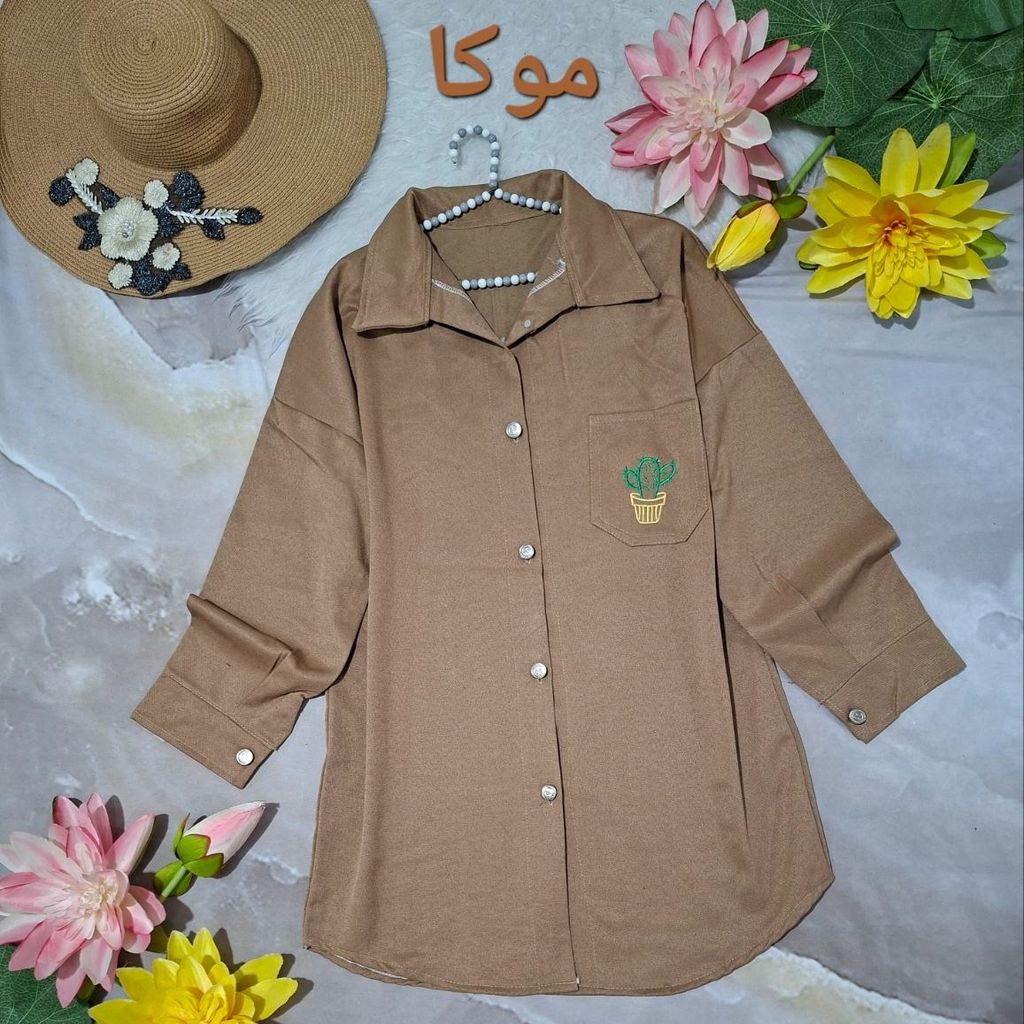 خرید انلاین شومیز مانتویی بلند و جذاب