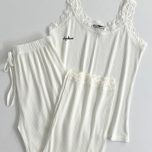 ست تاپ و شلوار گیپوری زنانه