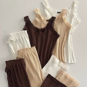 ست تاپ و شلوار گیپوری زنانه