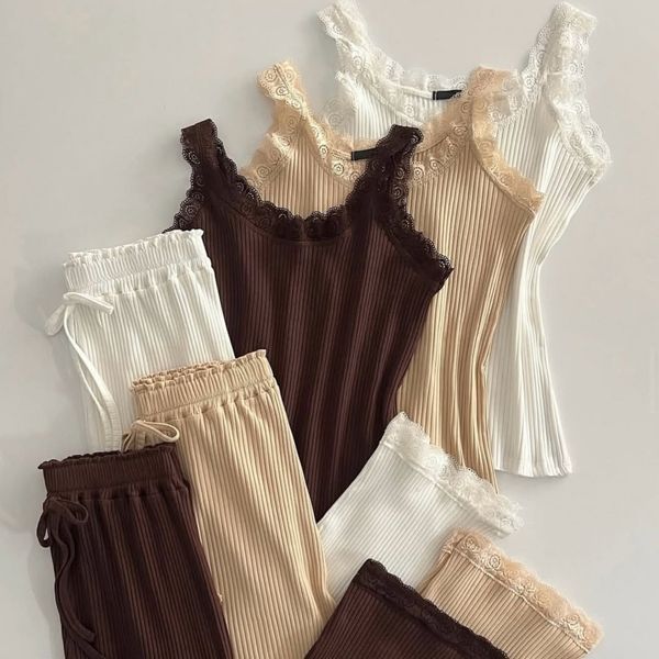 ست تاپ و شلوار گیپوری زنانه