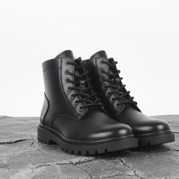 نیم بوت مردانه مدل Bershka