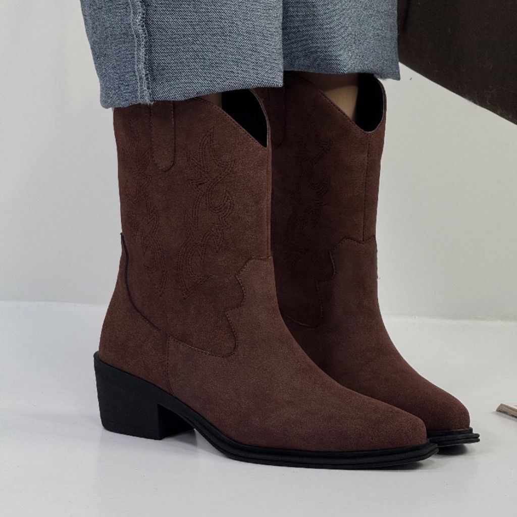 قیمت کفش سوییت پاشنه دار بغل دوخت کابویی