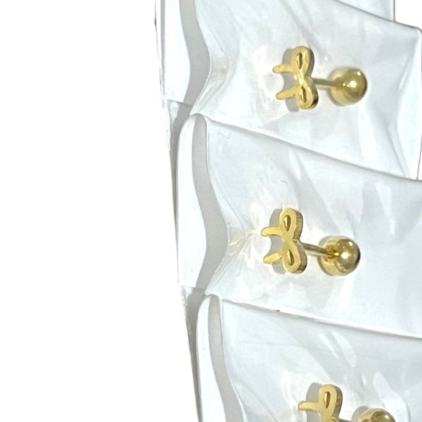 پیرسینگ زنانه میخی پاپیون کوچیک کد 3334008