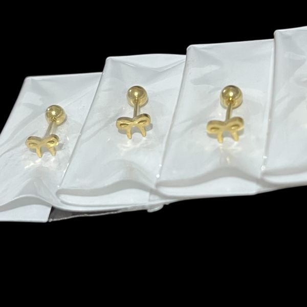 پیرسینگ زنانه میخی پاپیون کوچیک کد 3334008