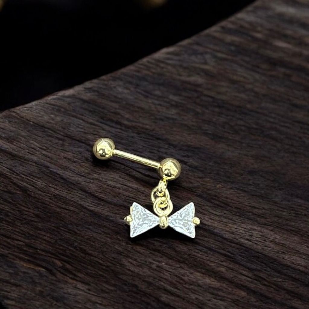 مشخصات پیرسینگ میخی پاپیون نگینی کد 3334009