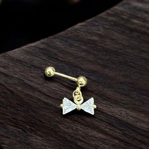 پیرسینگ میخی پاپیون نگینی کد 3334009