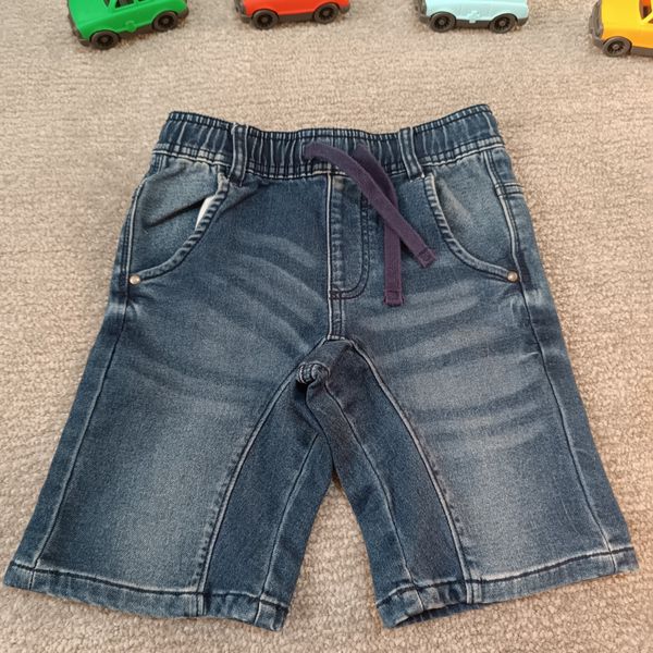 شلوارک جین کمر کش