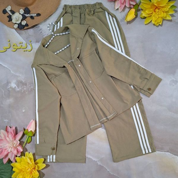 ست کت وشلوارنیم بگ سه خط مگه