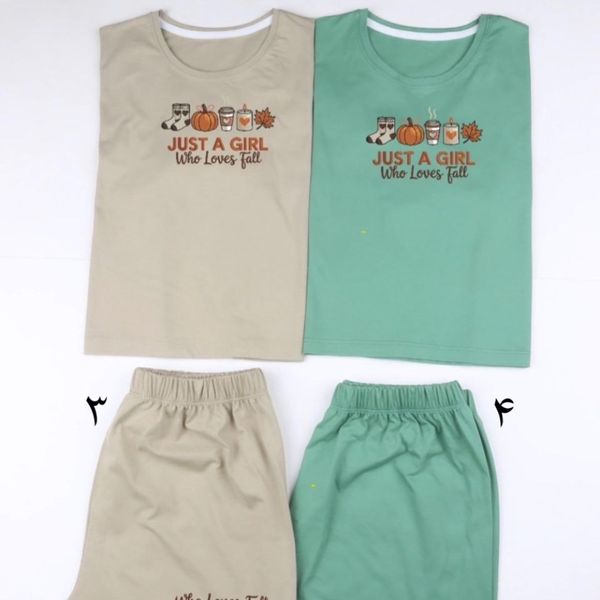 ست کراپ و شورتک کد 1199