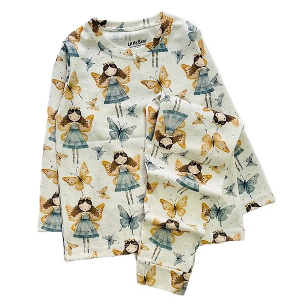 ست بلوز و شلوار خرگوش و پروانه مناسب 7 تا 15 سال کد 3011