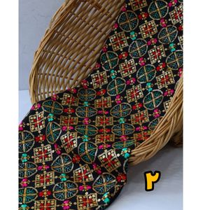 خرید اینترنتی پارچه لینن سوزندوزی