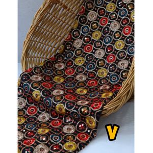 خرید انلاین پارچه لینن سوزندوزی