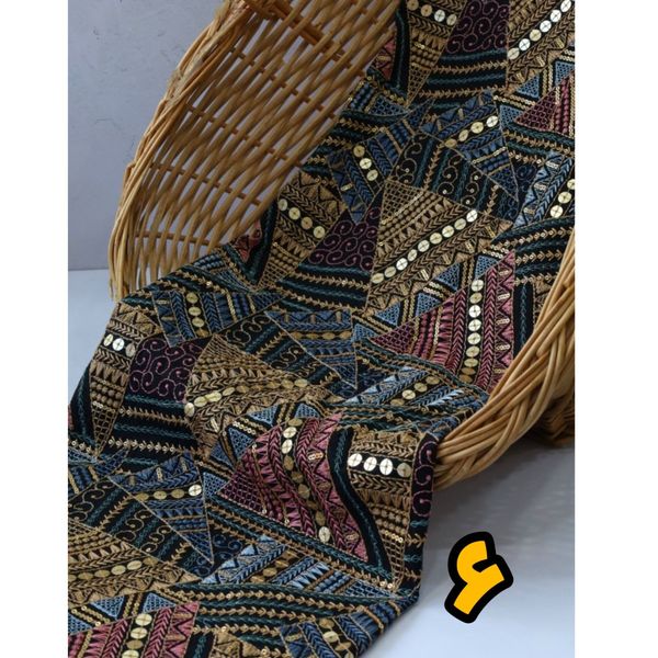 پارچه لینن سوزندوزی