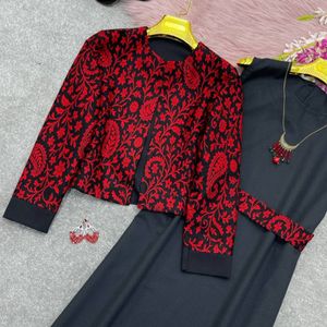 فروش اینترنتی ست کت سارافون زنانه طرح یلدا🍂