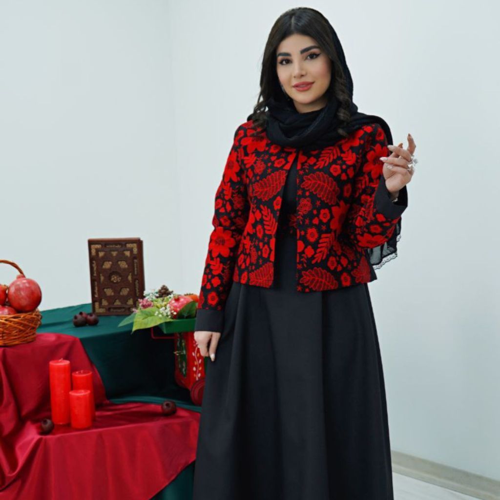 خرید اینترنتی ست کت سارافون زنانه طرح یلدا🍂