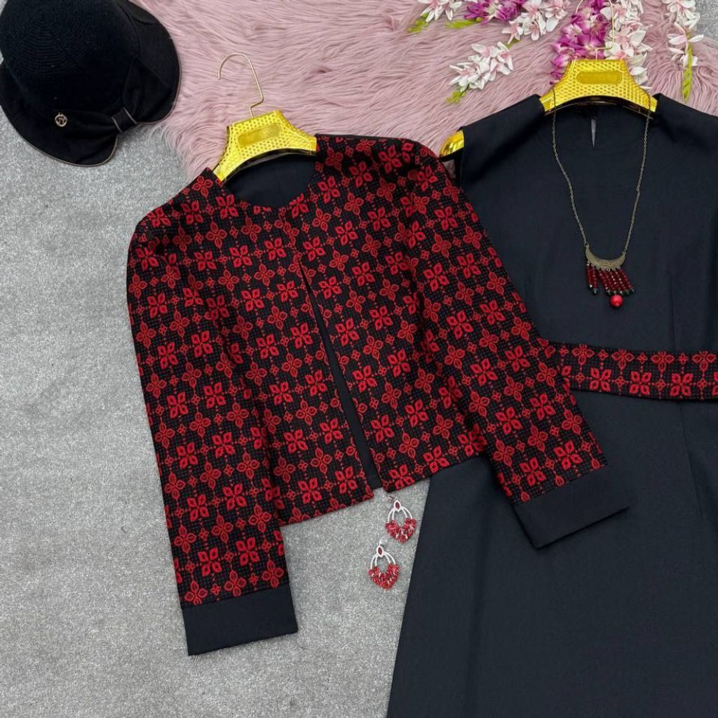 خرید اینترنتی ست کت سارافون زنانه طرح یلدا🍂